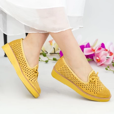 Frauenschuhe ds6 gelb jeden Tag Mei