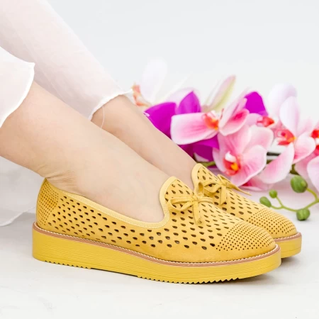 Frauenschuhe ds6 gelb jeden Tag Mei