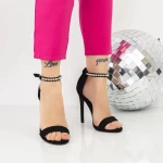 Sandalen mit einem dünnen Absatz 2KV90 Black | Mei