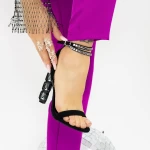 Sandalen mit dicken Absätzen 2bd30 schwarz | Mei
