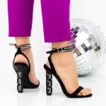 Sandalen mit dicken Absätzen 2bd30 schwarz | Mei