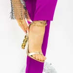Sandalen mit einer dicken Ferse 2bd30 Zloty | Mei