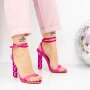 Sandalen mit dicken Absätzen 2bd30 Fuchsia | Mei