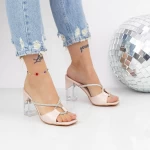 Damenschuhe mit einem dicken Absatz 2xkk21 Beige | Mei