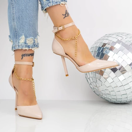 2KV80 Beige High Heels Mei