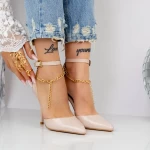 2KV80 Beige High Heels Mei