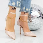 2KV80 Beige High Heels Mei