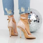 2KV80 Beige High Heels Mei