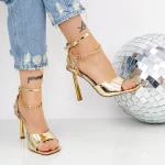 Sandalen mit einem dünnen Absatz 2Kv81 Zloty | Mei