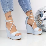 Sandalen auf der 2HXS21 -Plattform blau | Mei