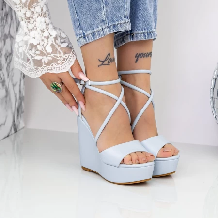 Sandalen auf der 2HXS21 -Plattform blau | Mei