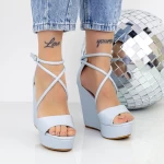 Sandalen auf der 2HXS21 -Plattform blau | Mei