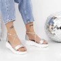 Frauensandalen 2HXS10 Silber | Mei