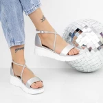 Frauensandalen 2HXS10 Silber | Mei