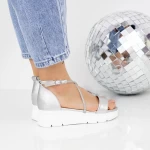Frauensandalen 2HXS10 Silber | Mei