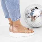 Frauensandalen 2HXS10 Champagner | Mei