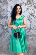 Frauenkleid 005 grün Ryori