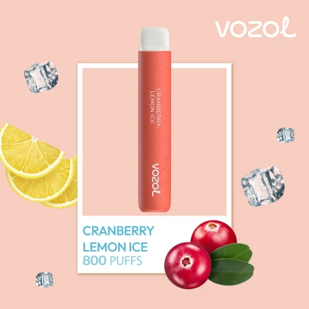 One -Time Electronic Shisha Star800 Cranberry Lemon Ice | Vozol
