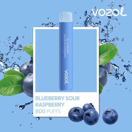 One -Time Electronic Shisha Star800 Blueberry Sour Raspberry | Vozol
