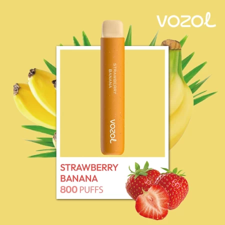 One -Time Electronic Shisha Star800 Strawberry Banane | Vozol
