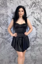 Frauenkleid 10564 Schwarz Kikiriki