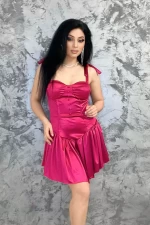 Frauenkleid 10564 Fuchsia | Kikiriki