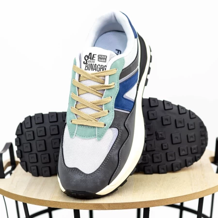 Herren-Sportschuhe 8802 Gray-Green | Mei