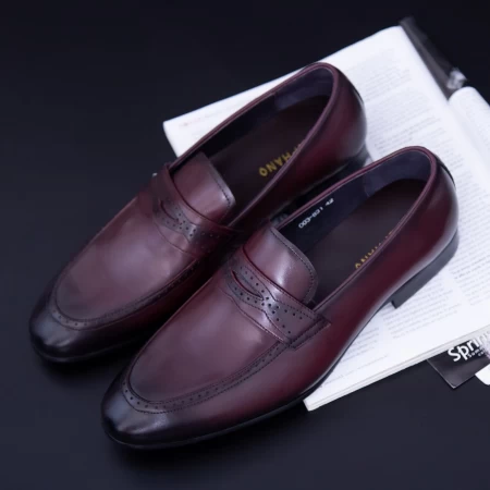 Herrenschuhe 003-831 Kirsche Stephano