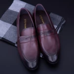Herrenschuhe 003-831 Kirsche Stephano
