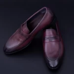 Herrenschuhe 003-831 Kirsche Stephano