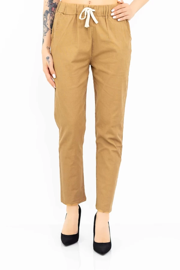 Frauen MR2204-2 Brown Hosen Gesicht