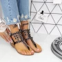 Frauen 2pt1 Sandalen schwarz Mei