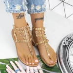 Frauen 2pt1 Gold Sandalen Mei