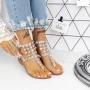 Frauen 2pt1 Sandalen Silber Mei