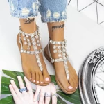 Frauen 2pt1 Sandalen Silber Mei