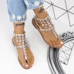 Frauen 2pt1 Sandalen Silber Mei