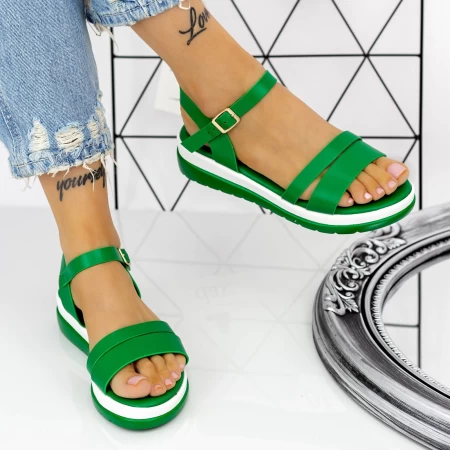 Frauen 2pt10 grüne Sandalen Mei