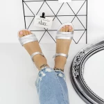 Frauensandalen 2pt11 Silber Mei