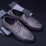 Herrenschuhe F066-020 Grau Stephano