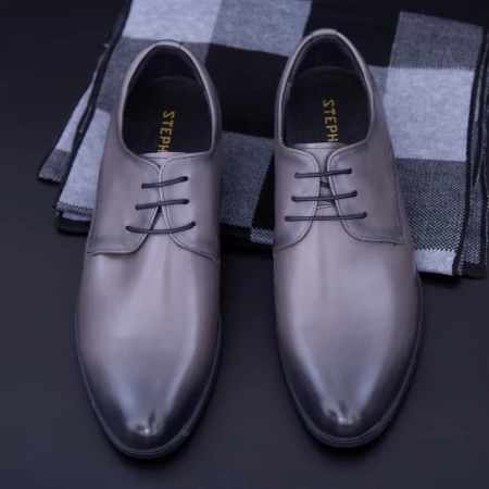Herrenschuhe F066-020 Grau Stephano