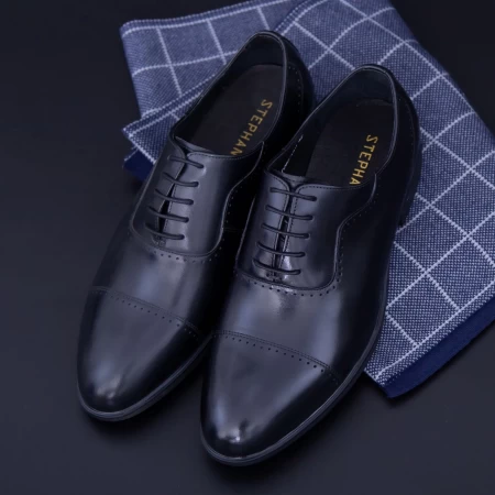 Herrenschuhe F066-023 Schwarz | Stephano