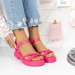 Frauensandalen G689-1 Fuchsia | Mei