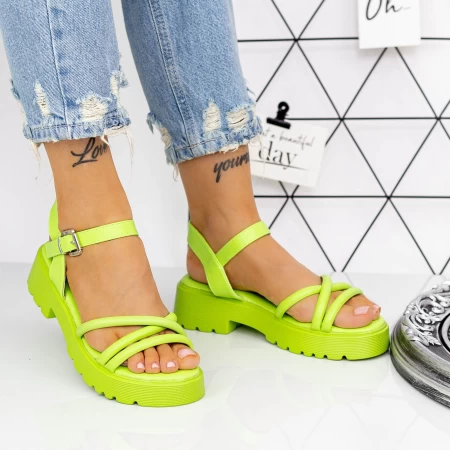 Frauensandalen G689-1 Grün Mei