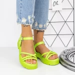 Frauensandalen G689-1 Grün Mei