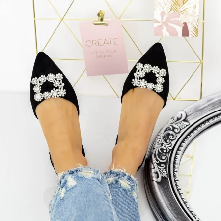 Ballerinas 23106-2 Schwarz Mei