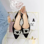 Ballerinas 23106-2 Schwarz Mei