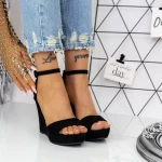Sandalen auf der 2HXS23 -Plattform schwarz | Mei