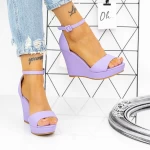 Sandalen auf der 2HXS23 -Plattform lila Mei