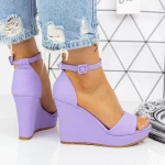 Sandalen auf der 2HXS23 -Plattform lila Mei