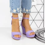 Sandalen auf der 2HXS23 -Plattform lila Mei